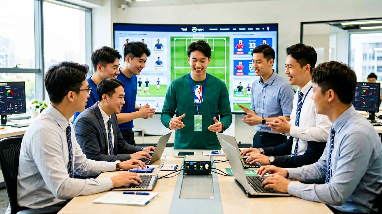 球队数据分析展示球员技术统计与战术布局